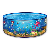 Rundpool PRINT COLORED Typ 1 Stahlwandpool rund 3,50 x 0,90 m Einzelbecken