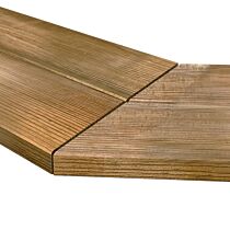 Holzpool 4-Eck Lulu 200 x 200 x 104 cm Premium