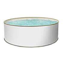 Rundpool Toni sand Stahlwandpool rund 300 x 120 cm