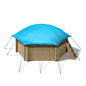 Aufblasbare Pool Abdeckplane "AirCover" für Holzpools