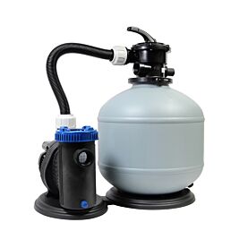 Paradies Pool® Sandfilteranlage Pro Line 470/8 mit 8 m³/h selbstansaugender Umwälzpumpe mit Vorfilter inkl. 470 mm Kessel, 6-Wege-Ventil, Druckanzeige, für sauberes Poolwasser, Menge: 1 Stück