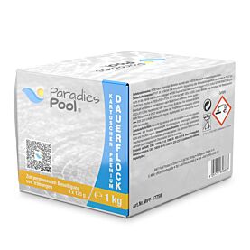 Paradies Pool Flockungsmittel für Pool 8 x 125 g = 1 kg