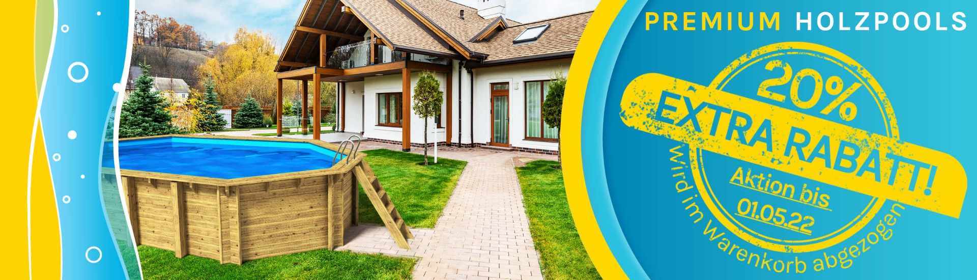 20% auf Holzpools bei Paradies Pool