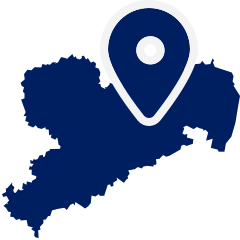 Karte von Sachsen